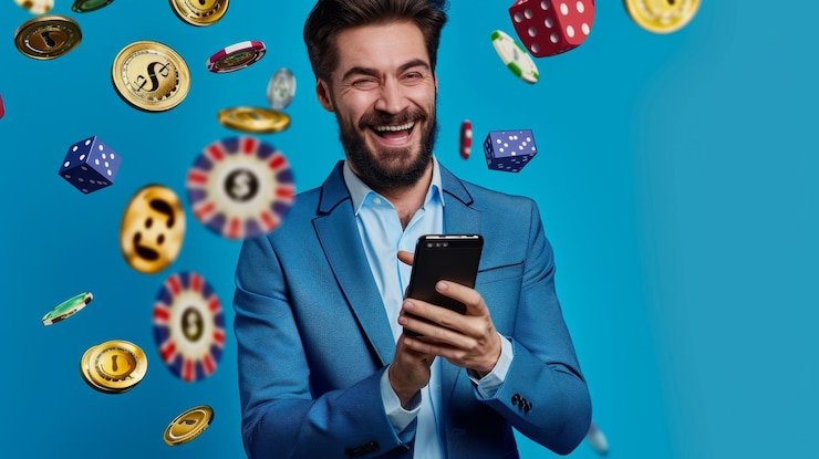 Tampilan futuristik jonitogel888 di ponsel